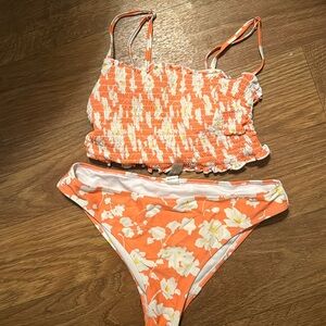 Two piece bathing suit size M